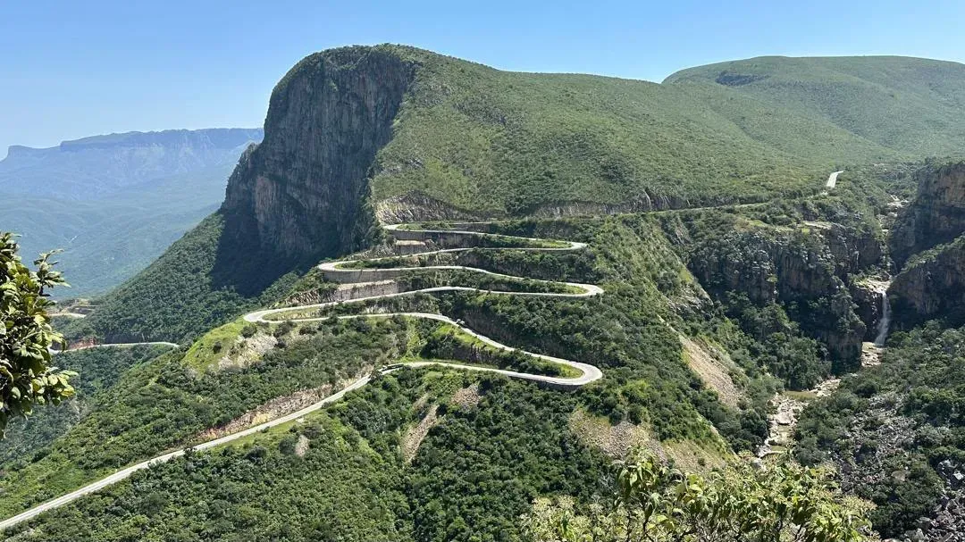The famous switchbacks of the Serra da Leba pass